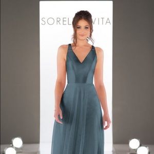 Sorella Vita Dress style 9170 Stone Blue